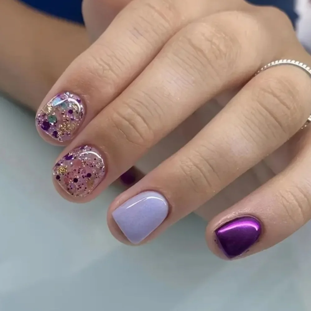 24 Pieces Fake Press On Nails